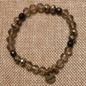 🔥Erimish - Gold Faceted Stretch Beaded Bracelet - OS
